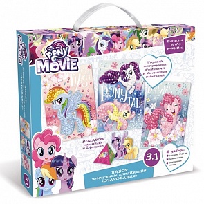 Набор жемчужных аппликаций 3 в 1 My little pony – Очарование (Origami, 03194-OR)